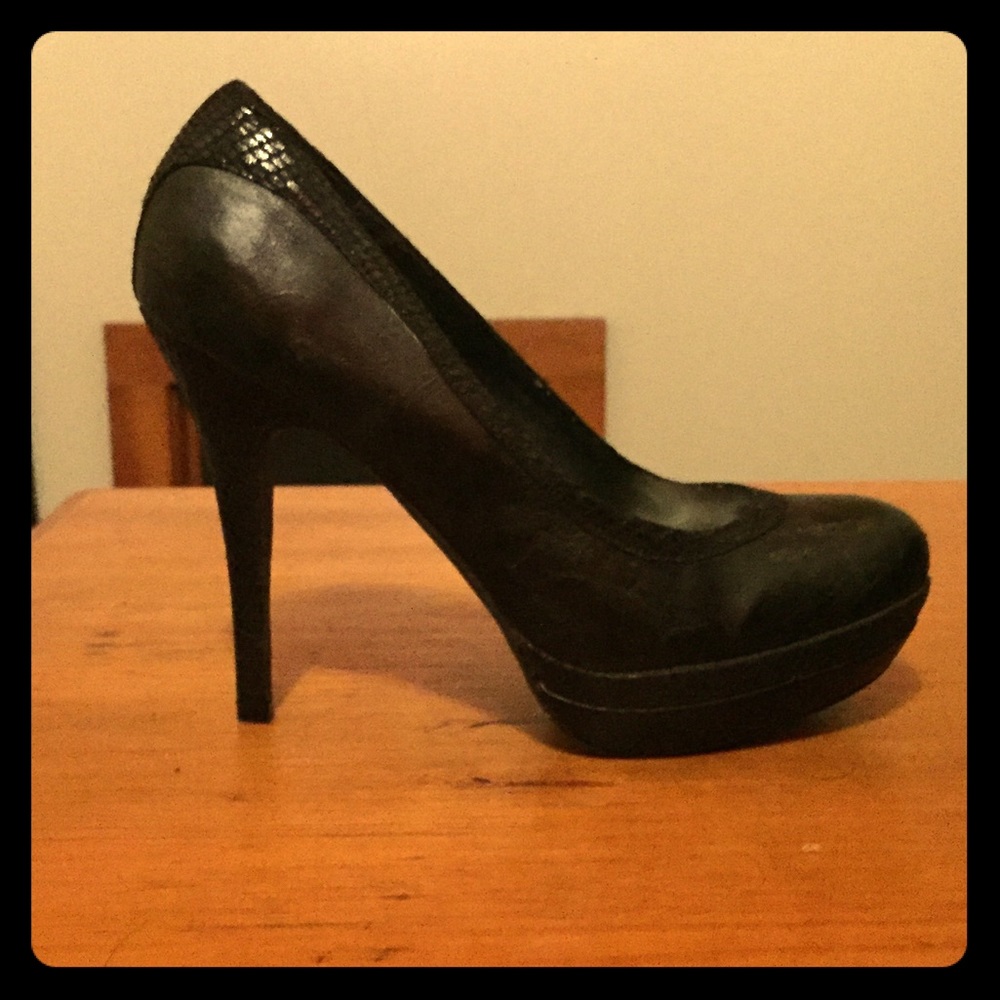 Baby Phat Black Platform Stilettos size 8